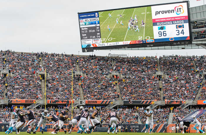 Bears vs. Panthers, Soldier Field.